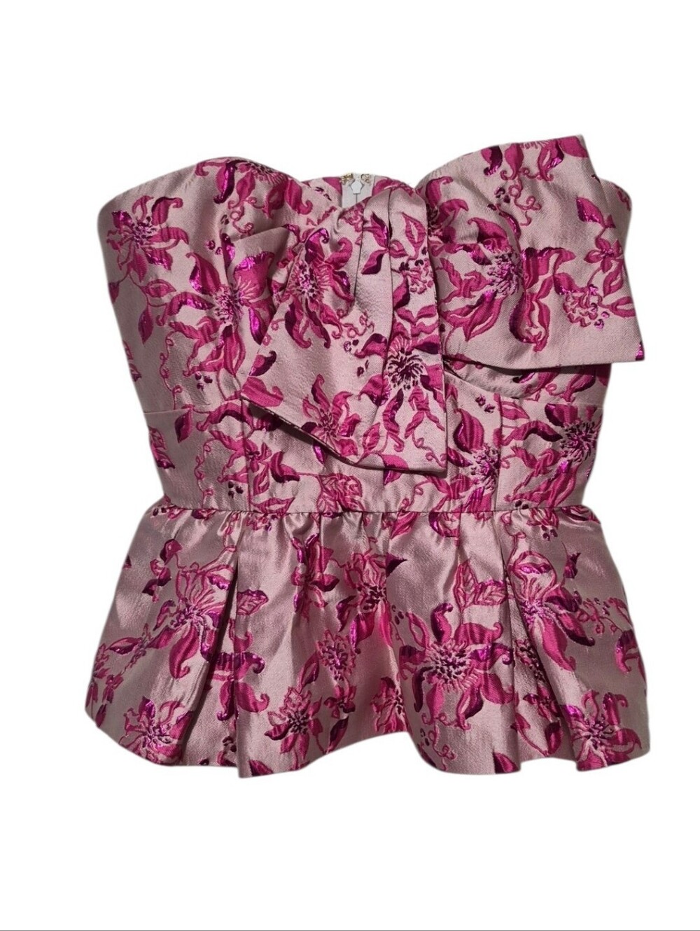 Lilly Pulitzer Kataleya Top Passion Fruit Pink Just Passion Through Size 0 NWT